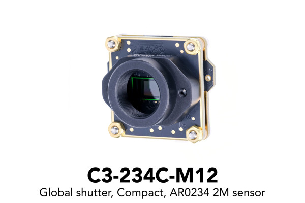 USB camera C3-234 (global shutter, M12 lens)